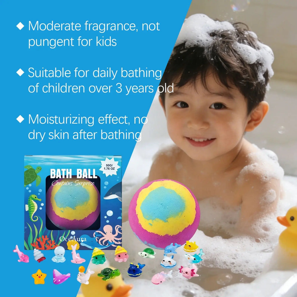 Oceaura Surprise Bath Ball for Children velquroo
