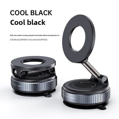 Magnetic Car Phone Holder with 360 Rotation and Suction Cup Mount