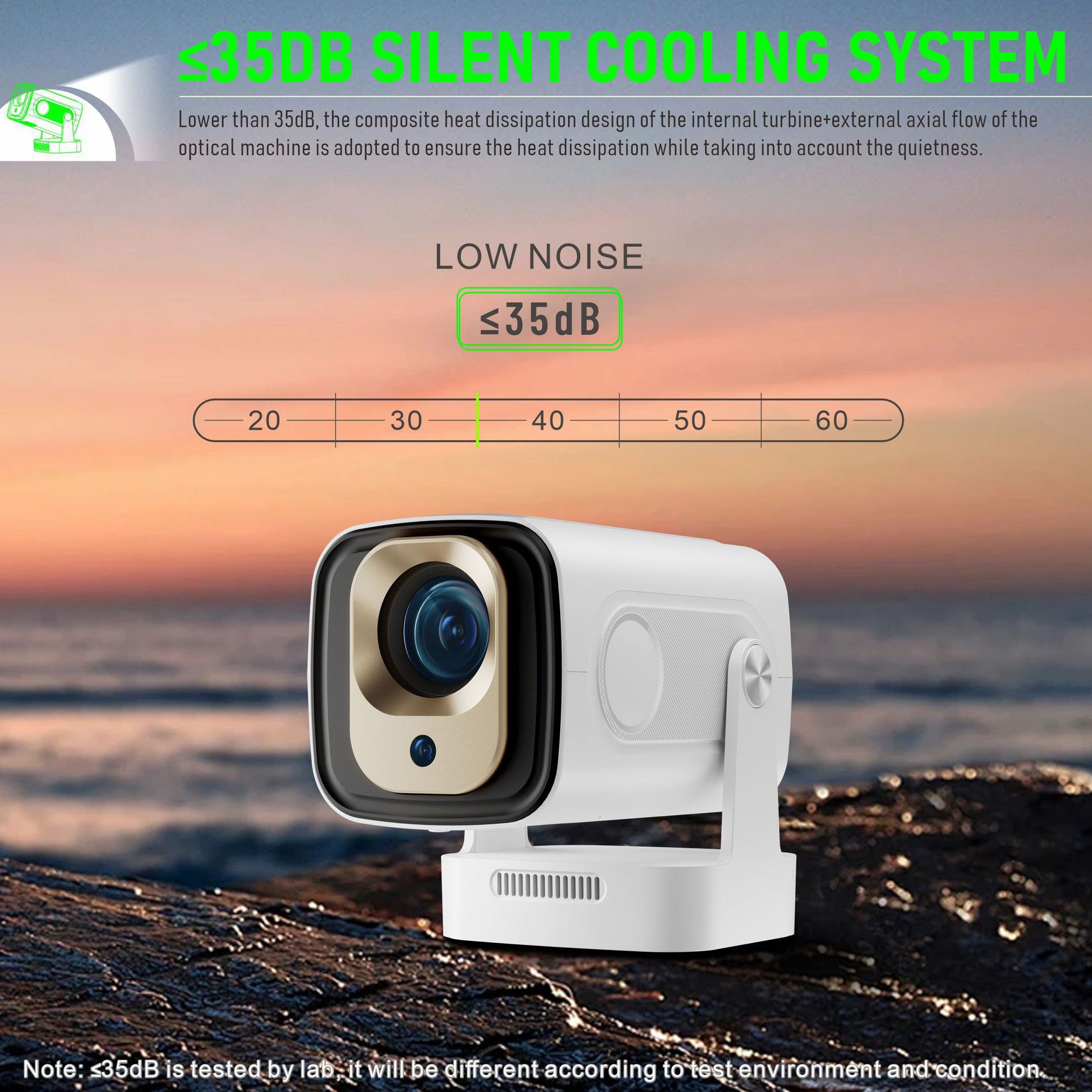 Portable Mini Projector with Autofocus teamdrop