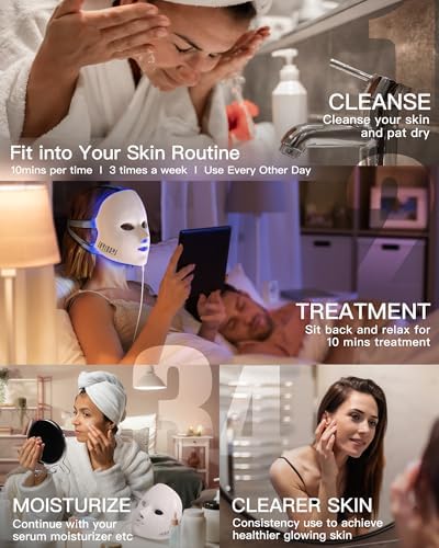 NEWKEY 4D LED Therapy Mask velquroo