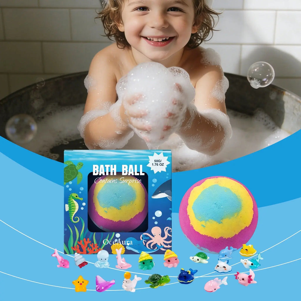 Oceaura Surprise Bath Ball for Children velquroo