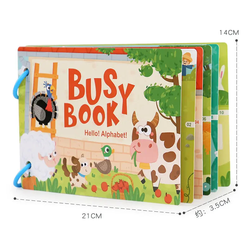 Childrens Educational Reusable Sticker Book velquroo