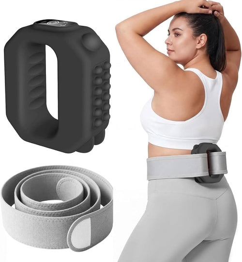 AddWin R10 Vibration Plate for Lymphatic Drainage Portable Cordless Deep Tissue Massager Black