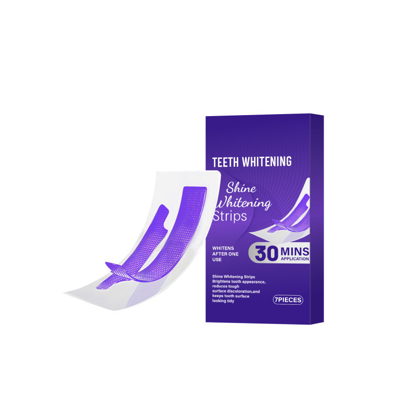 Purple Tooth Strips for Gentle Cleaning and Brightening teamdrop