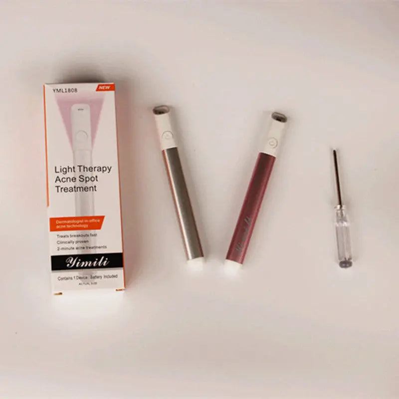 LED Red Blue Light Acne Treatment Pen velquroo
