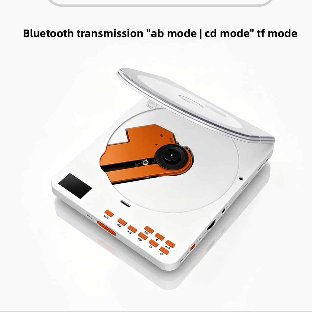 Portable CD Player with Bluetooth and TF Card Support