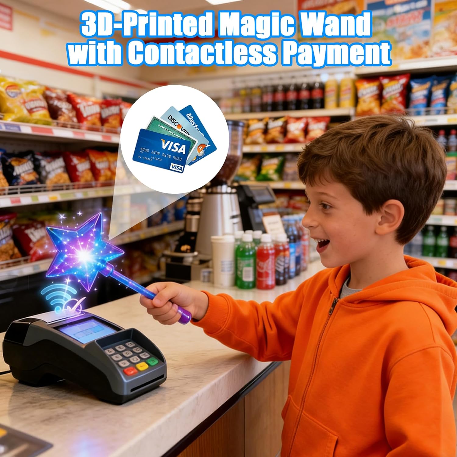 Magic Wand Tap-to-Pay Holder velquroo