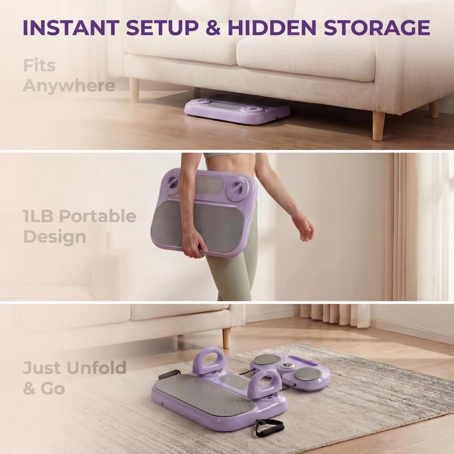 Portable Home Pilates Reformer System