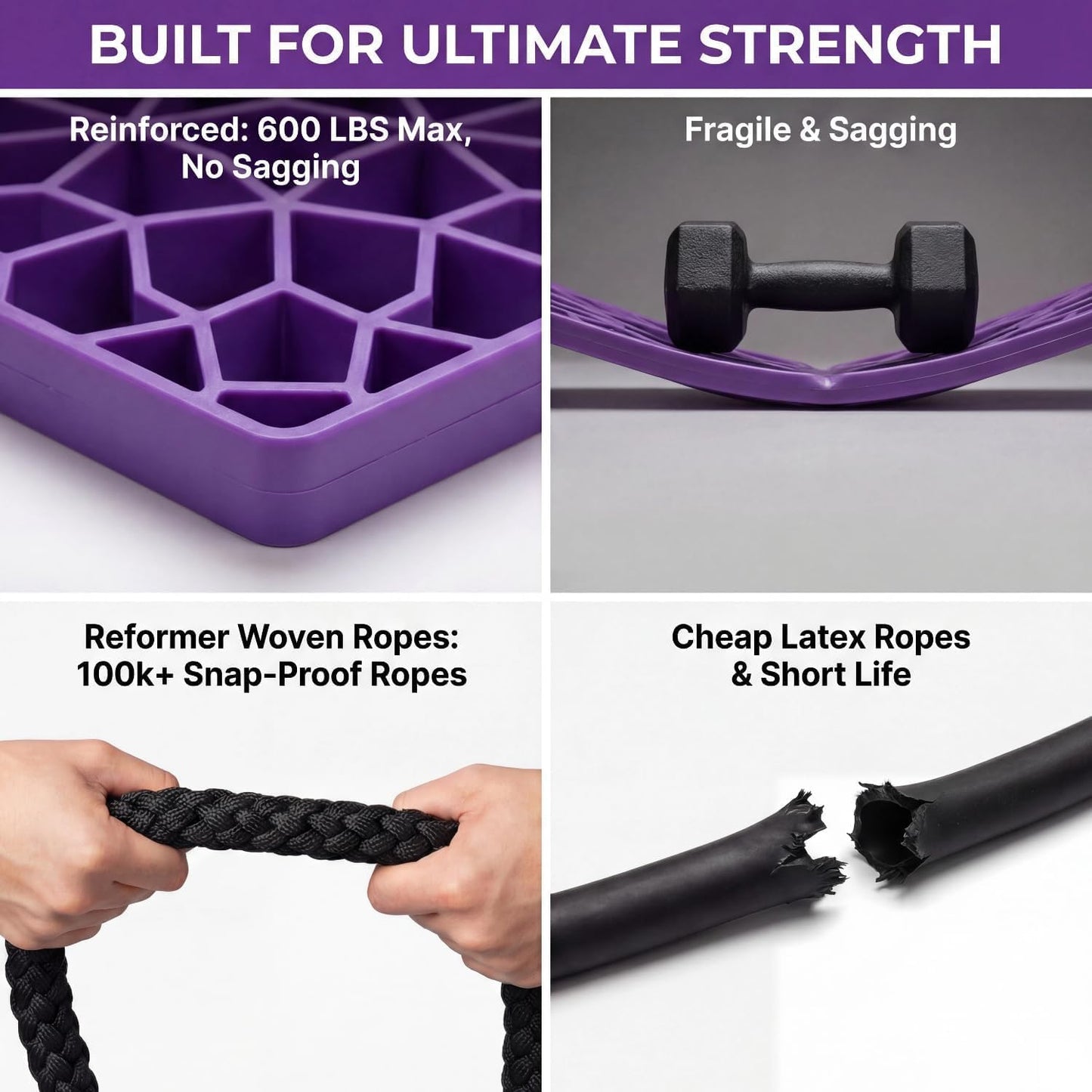 Portable Home Pilates Reformer System