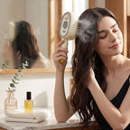 Steam Detangling Hair Straightener Brush velquroo