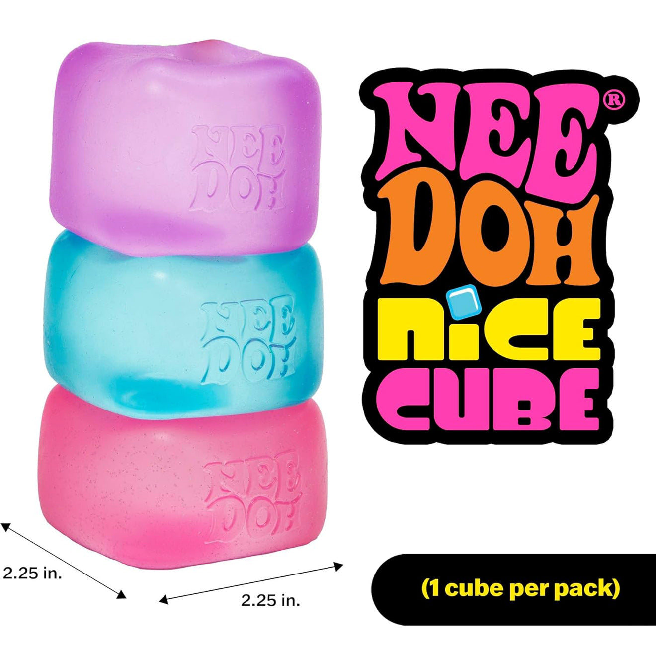 Sensory Stress Relief Squeeze Cube teamdrop