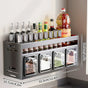 Equipped Kitchen Seasoning Shelf,