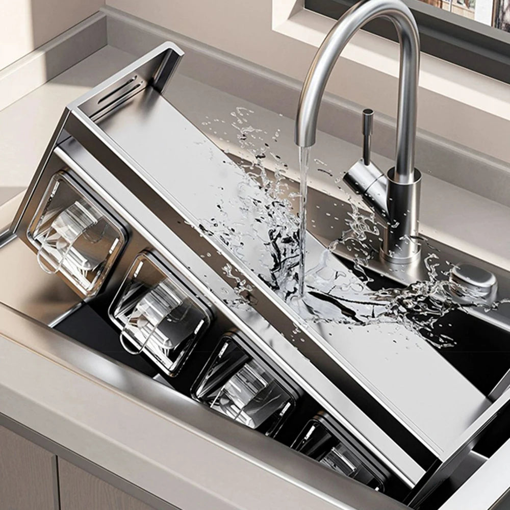 Equipped Kitchen Seasoning Shelf,