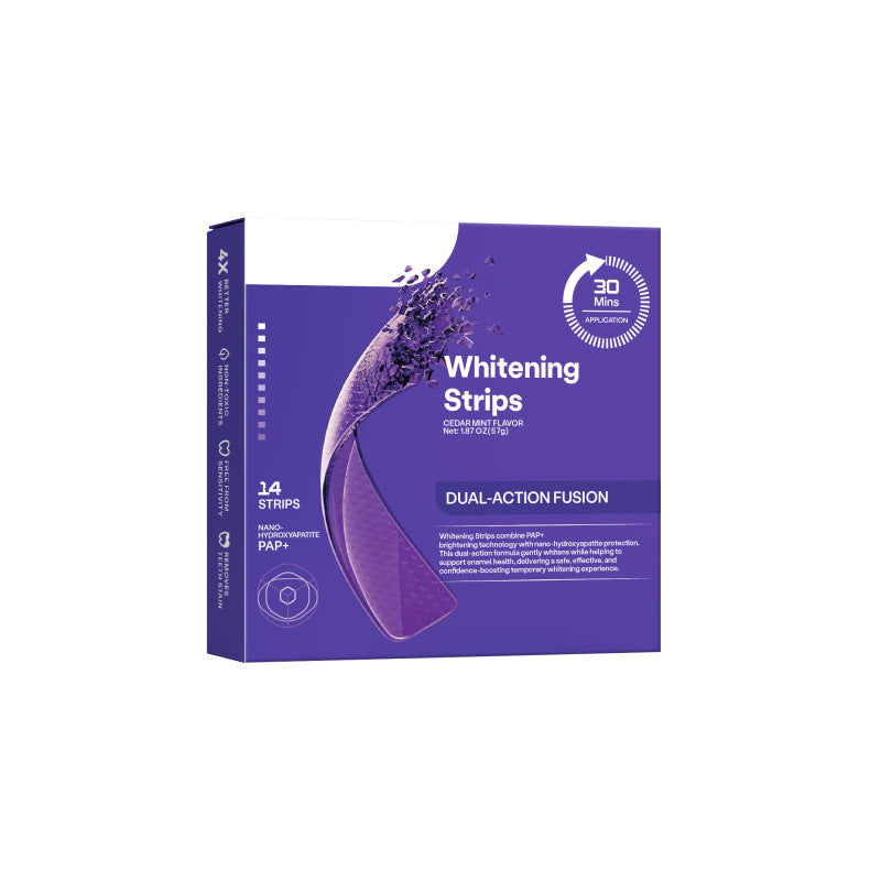 Purple Tooth Strips for Gentle Cleaning and Brightening teamdrop