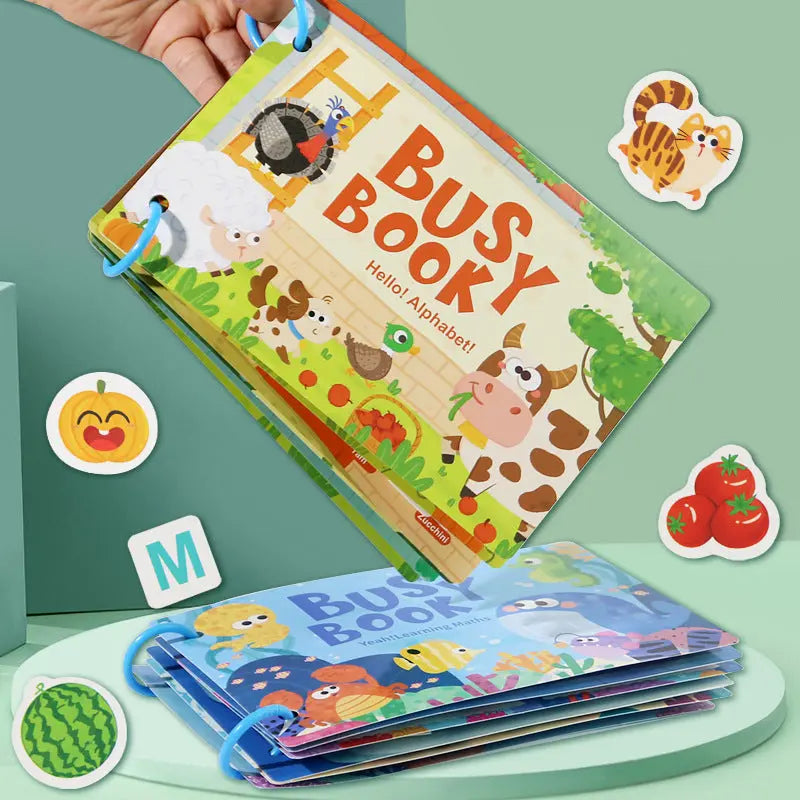 Childrens Educational Reusable Sticker Book velquroo