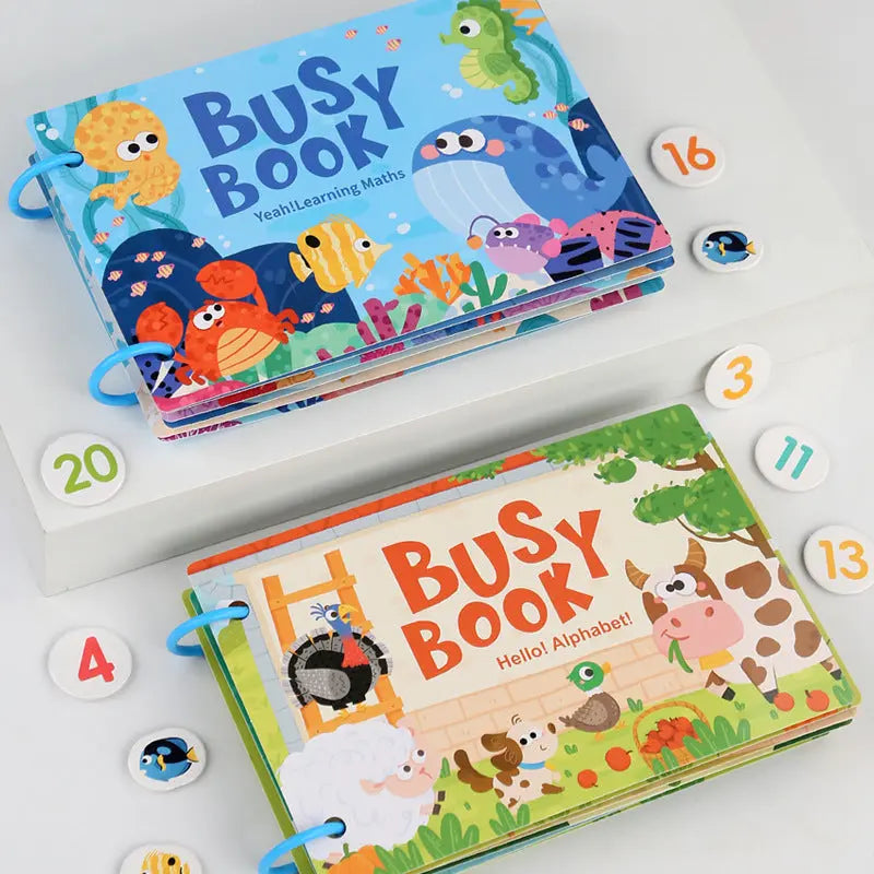 Childrens Educational Reusable Sticker Book velquroo