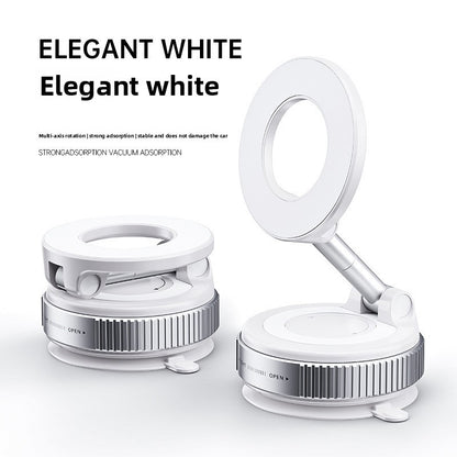 Magnetic Car Phone Holder with 360 Rotation and Suction Cup Mount
