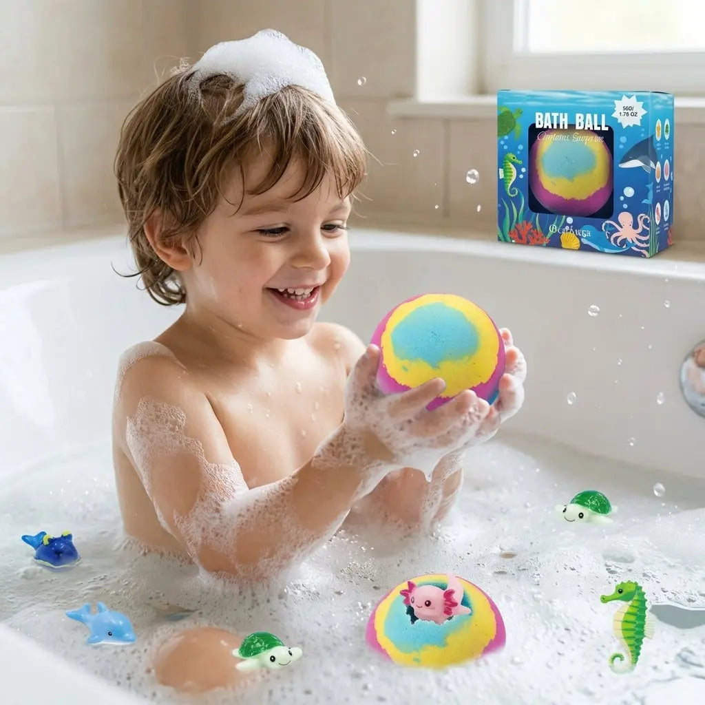 Oceaura Surprise Bath Ball for Children velquroo