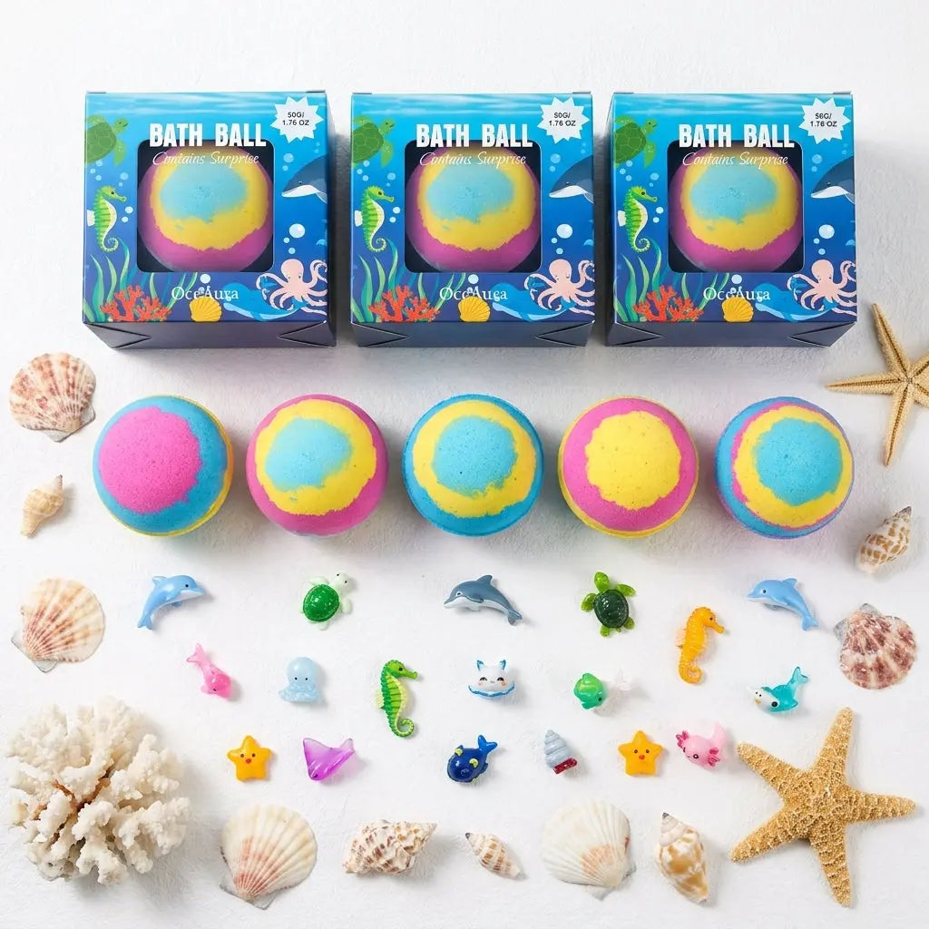 Oceaura Surprise Bath Ball for Children velquroo