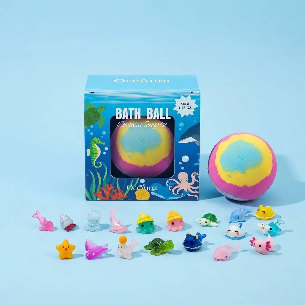 Oceaura Surprise Bath Ball for Children velquroo