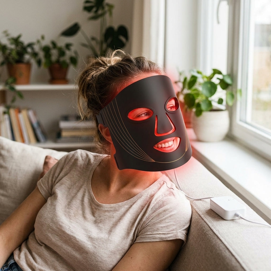 Household Silicone Red-light LED Photon Facial Beauty Mask For The Face 26041